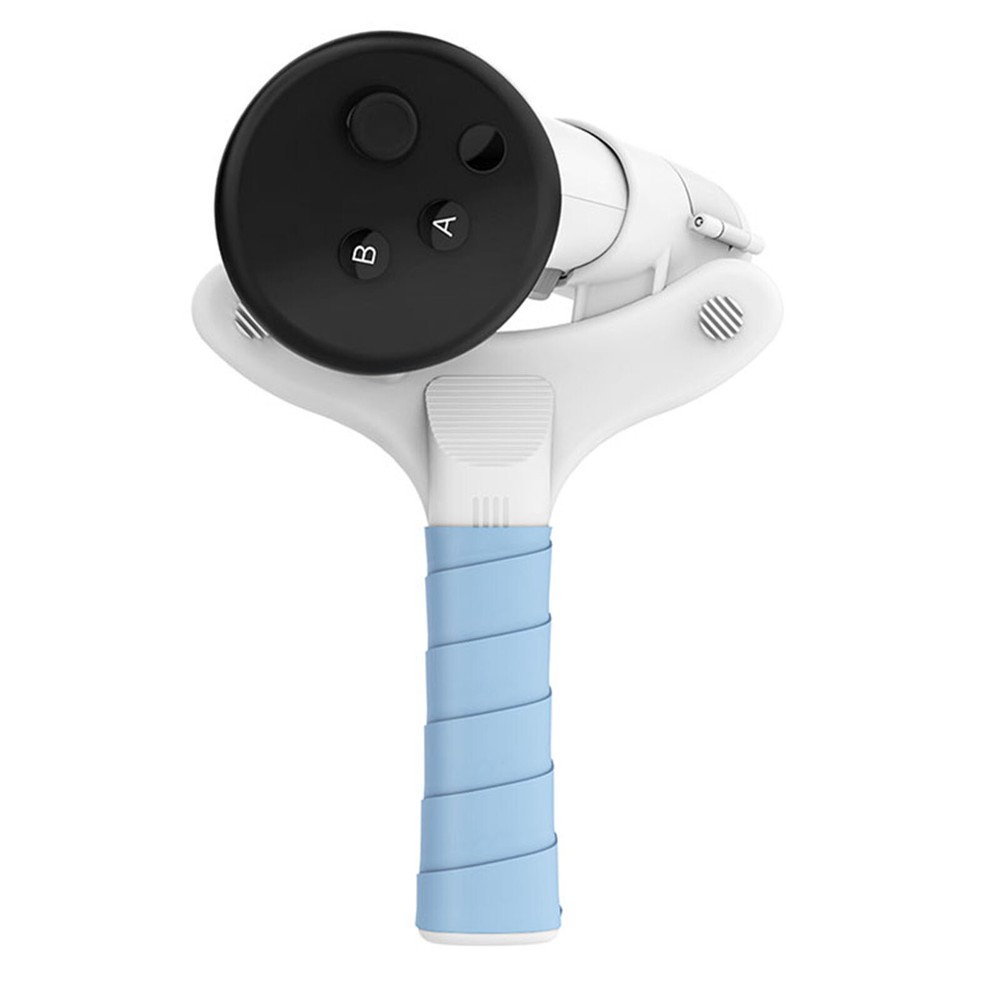 White Table Tennis Paddle Grip Handle Accessories for Quest 3 VR Game Controller