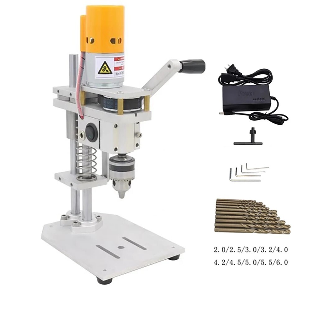 Electric Mini Drill Press Precision CNC Table Drilling Machine Set Driller B10