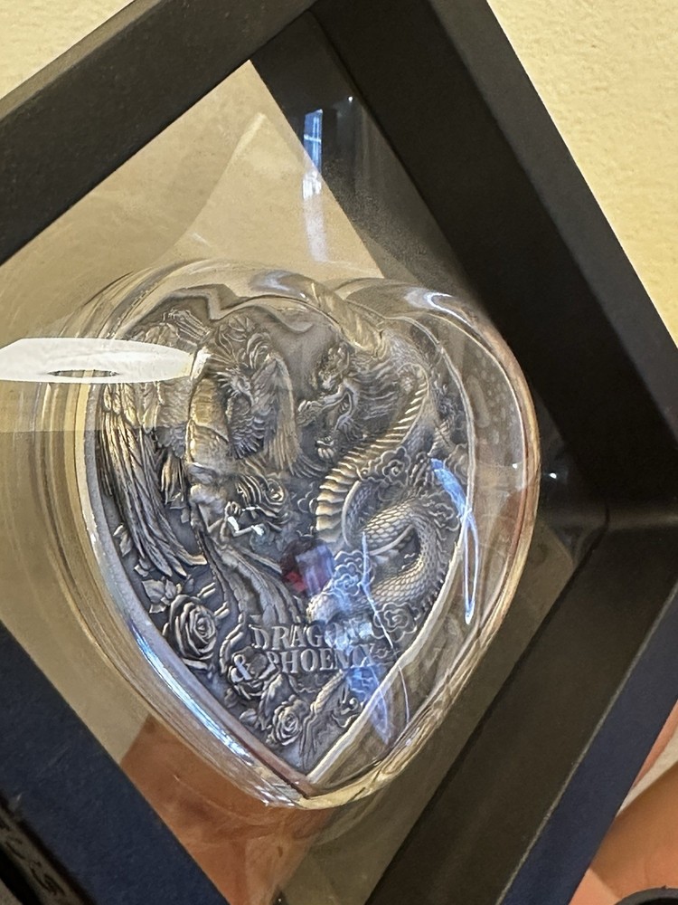 1oz Silver Dragón Phoenix