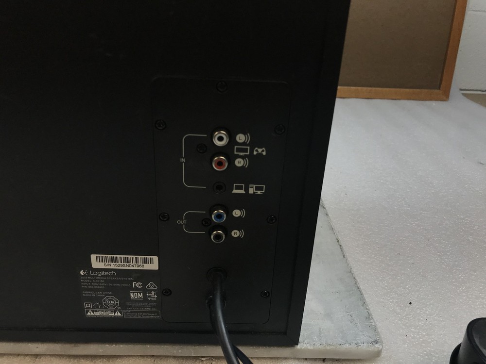 Logitech Z533 2.1 Computer Subwoofer and Control Pod - Missing Satellite Spkrs