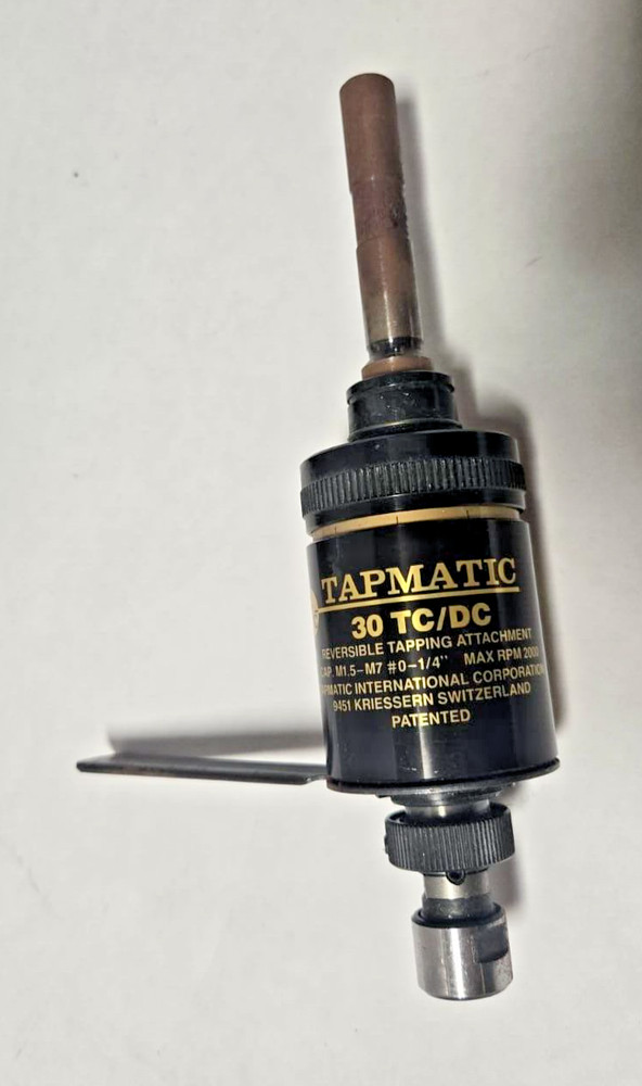 TapMatic 30 TC DC Reversible Tapping Attachment #0 - 1/4" MAX RPM 2000