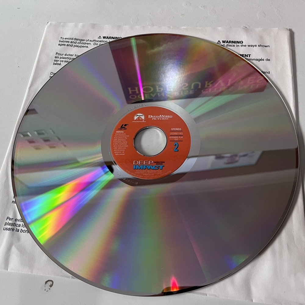 Deep Impact 2-Disc Widescreen Edition Laserdisc - Paramount