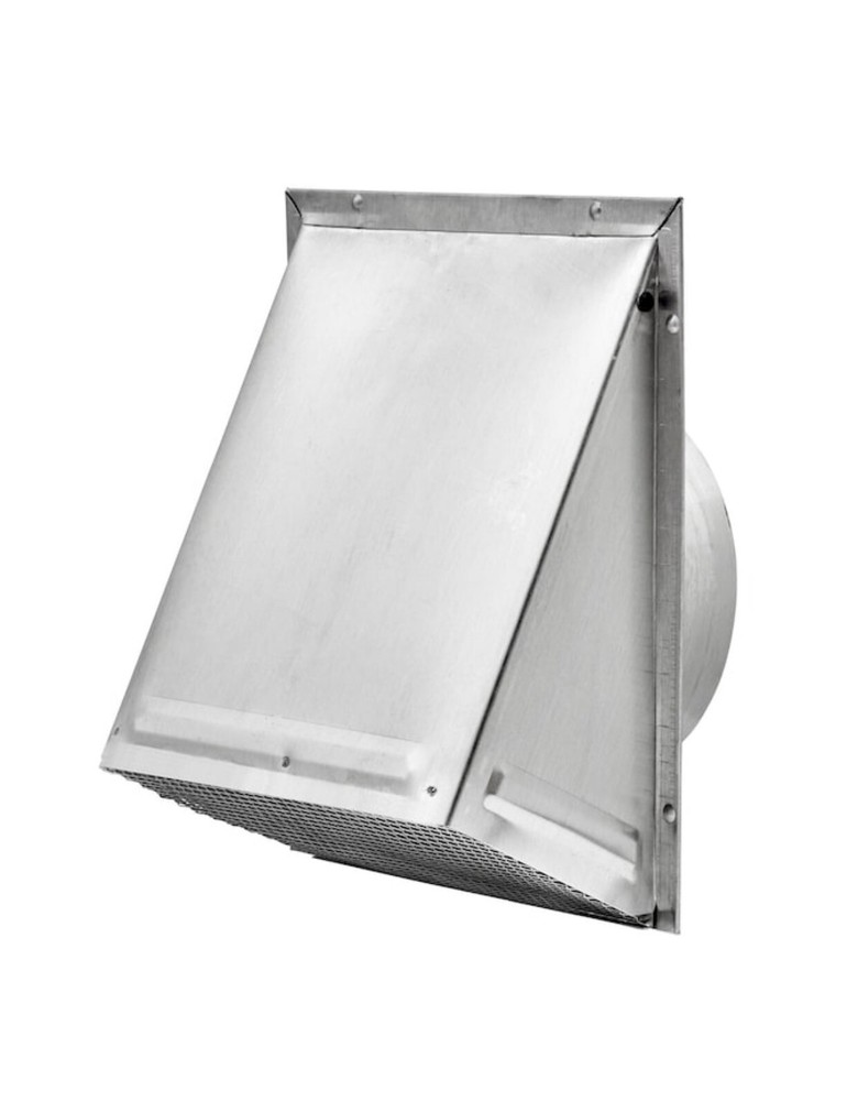 Lambro 346 6" Aluminum Wall Cap Spring Loaded