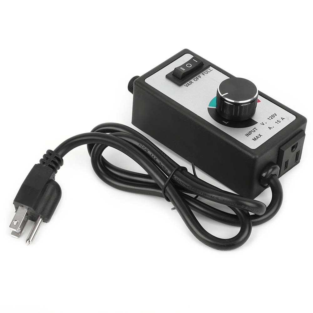 Variable Fan Speed Controller 1800W For Hydroponic Inline Fan Exhaust US Plug