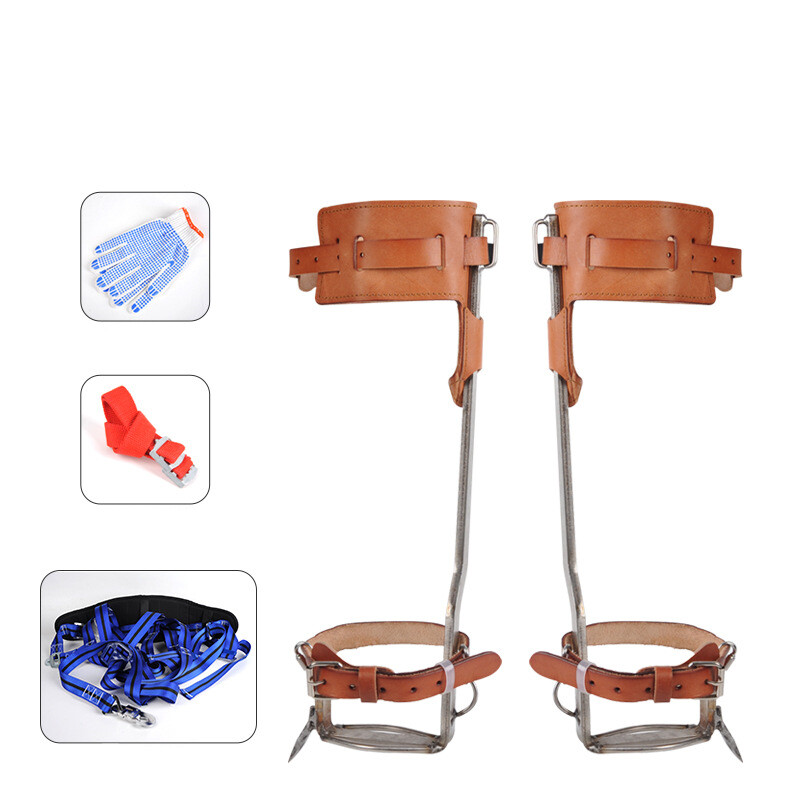 Tree Climbing Gear Kit for Tree Work 200KG Tree Climbing Tool with Tree Spikes