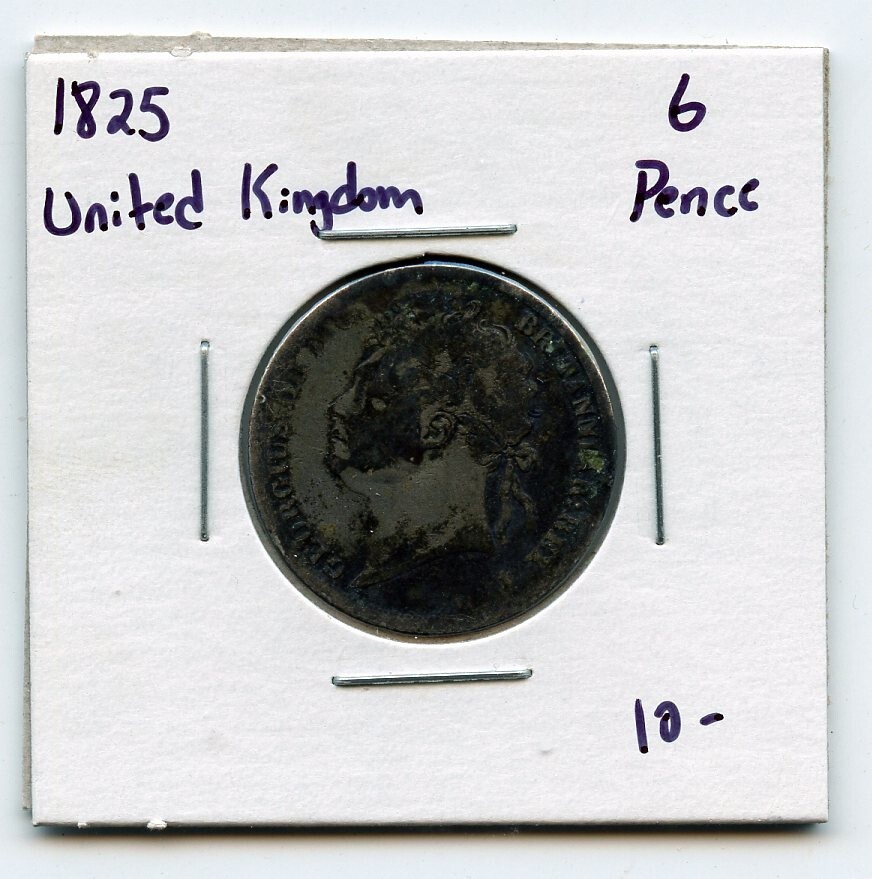 1825 Sixpence Great Britain - GC167