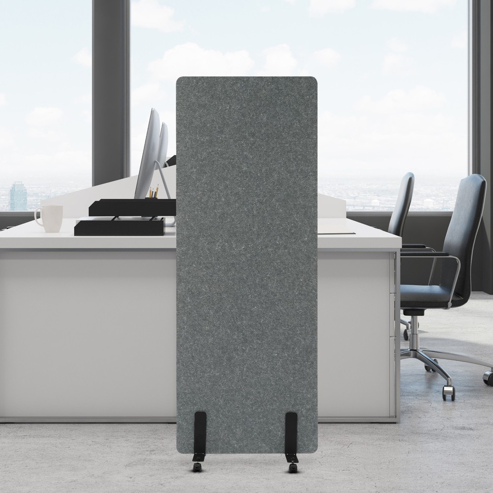 Modern Office Partition,Room Divider,Privacy Protection Divider Screen w/ wheels