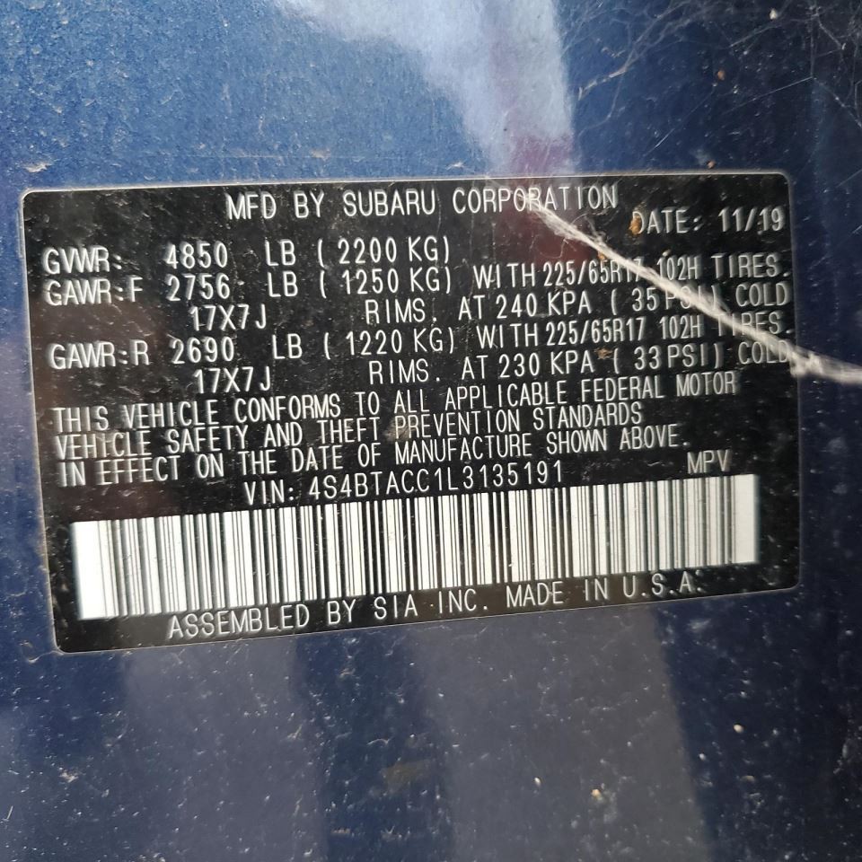 Camera/Projector Camera Front Windshield Mounted Fits 20-22 LEGACY 1135636