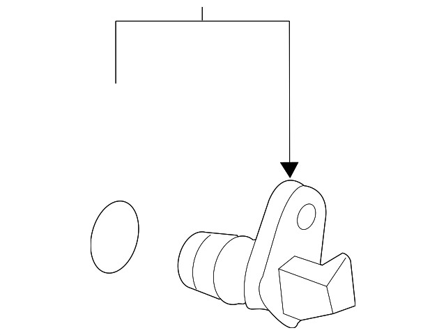 Genuine Nissan Engine Crankshaft Position Sensor 23731-1KT0A