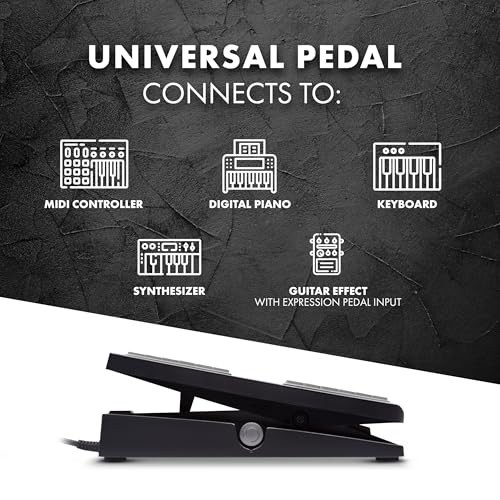 Universal Expression Pedal for Keyboards, MIDI Controllers & Guitar Effects - Ve