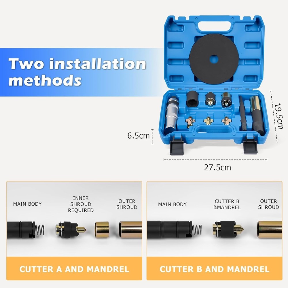 Master Locking Wheel Nut Remover Lug Nut Removal Tool Set Impact Socket