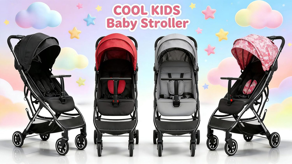 Portable Stroller with Automatic Fold,Lightweight Umbrella Stroller with Pop Out