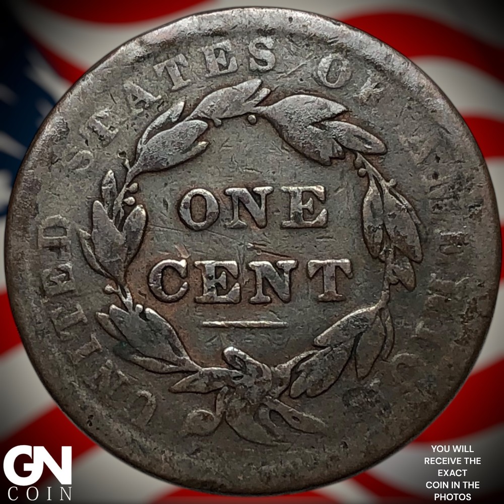 1838 Coronet Head Large Cent Z2032