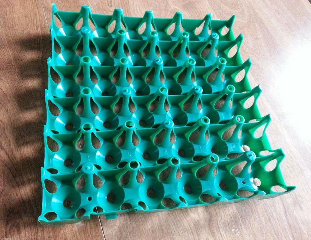 Robbins Extra Large Egg Trays - 6 Pack.  Incubator Egg Tray. 0248