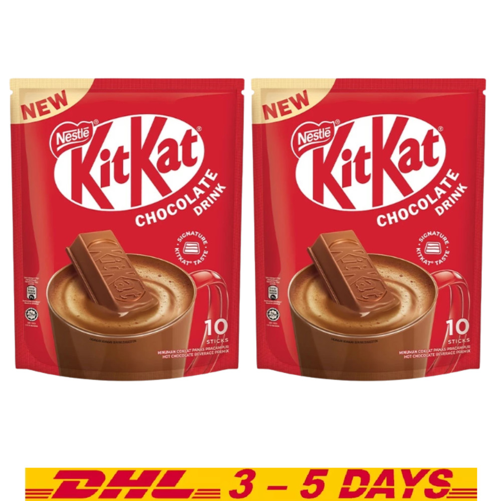 20 SACHETS x 33g, 2X KITKAT CHOCOLATE DRINK