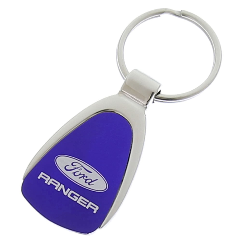 Ford Ranger Tear Drop Key Ring (Blue)