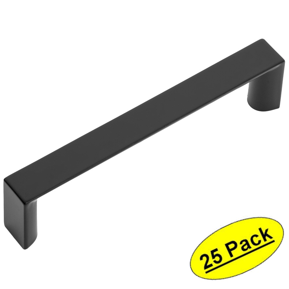 *25 Pack* Cosmas Cabinet Hardware Flat Black Subtle Arch Handle Pull #3133-96FB