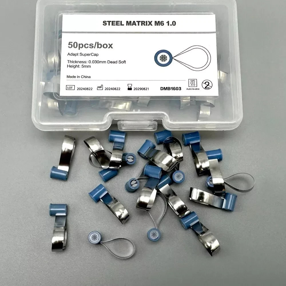 Dental M6 Reel Type Matrix Bands Contoured Matrices Anatomically Shaped Soft
