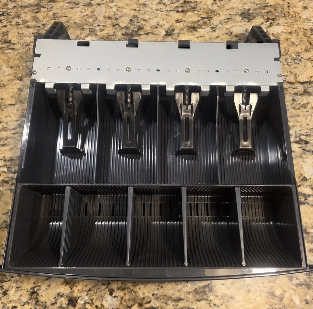 Sharp XE-A106 Cash Register Drawer with key & Change Insert