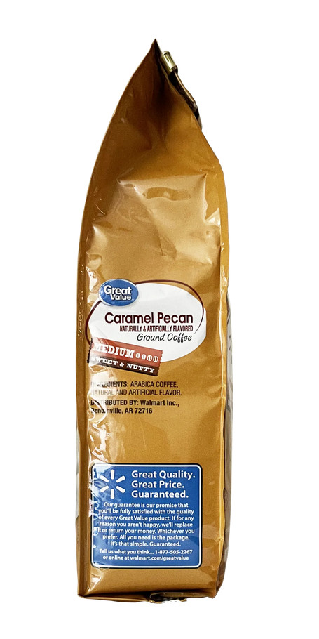 Great Value Caramel Pecan Ground Coffee, 12 oz