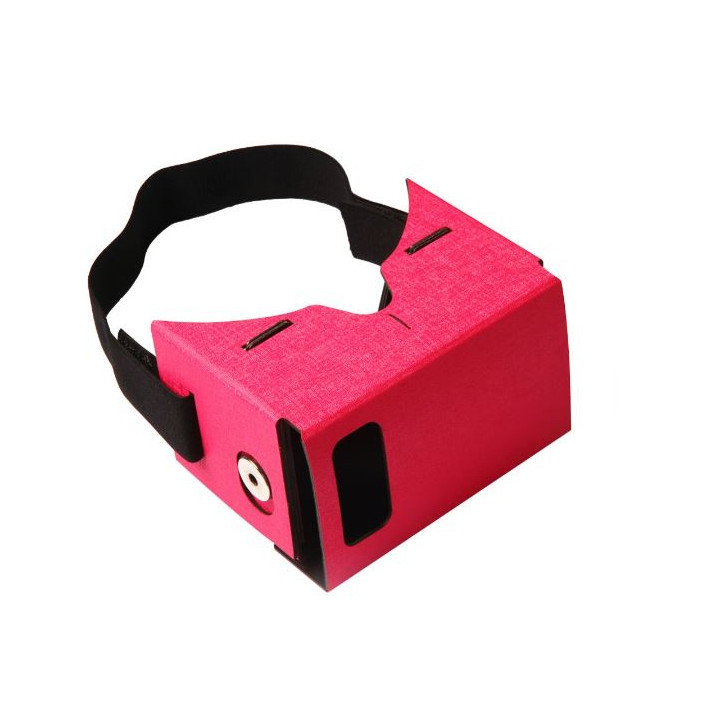 Pu Material VR Google CardBoard VR Box for Android or iPhone + Mount Strap