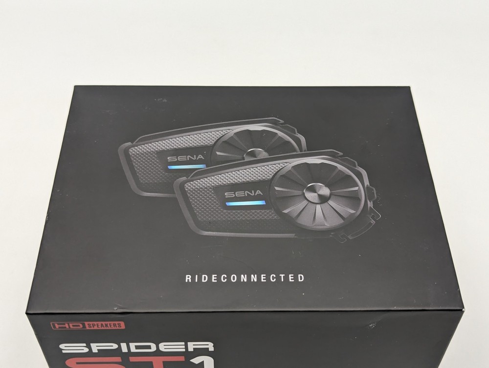 SENA Spider ST1 Motorcycle Mesh Communication System | Dual | Black