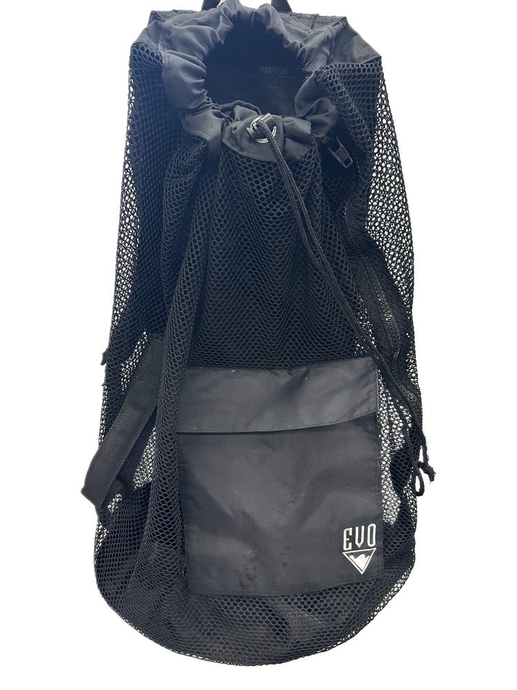 EVO Gear Mesh Gear Backpack, Black