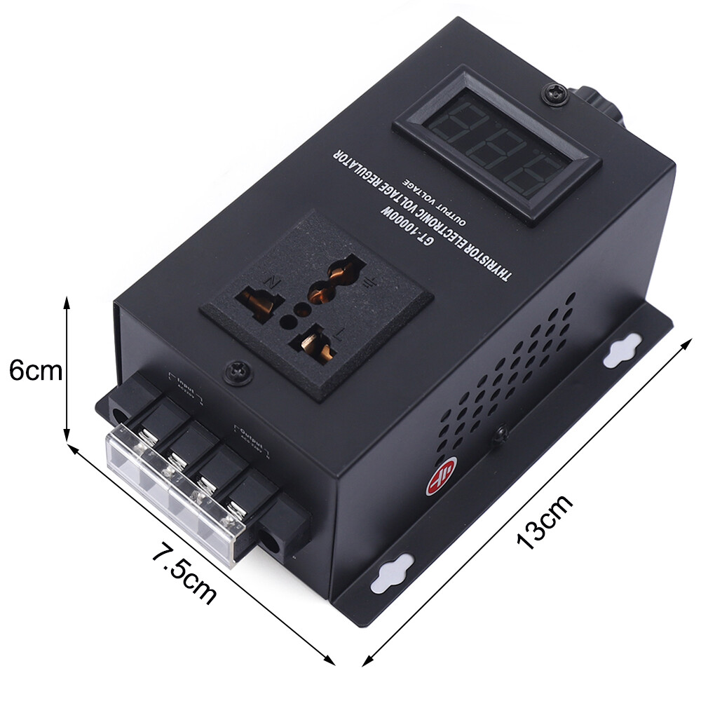AC 110V 10000W Variable Voltage Regulator Dimmer Motor Speed Controller SCR New