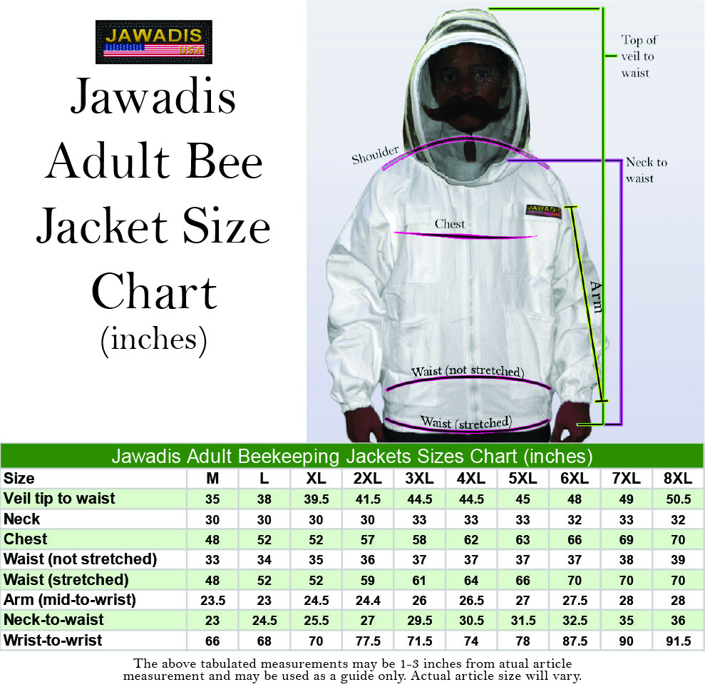 Beekeeper Zip-Up Jacket with Removable Veil - Cotton, White, Size L