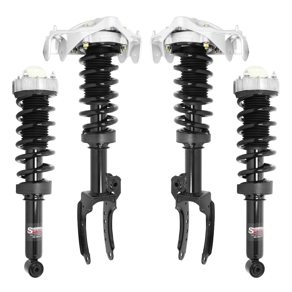 Front Rear Air to Coil Spring Conversion Kit for 2003-2010 Porsche Cayenne