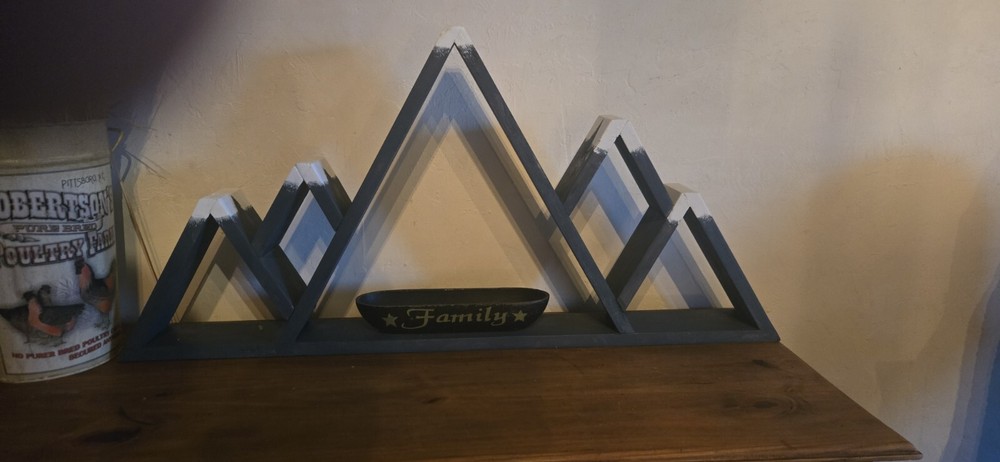Decorative Shelf - Winter Mountains