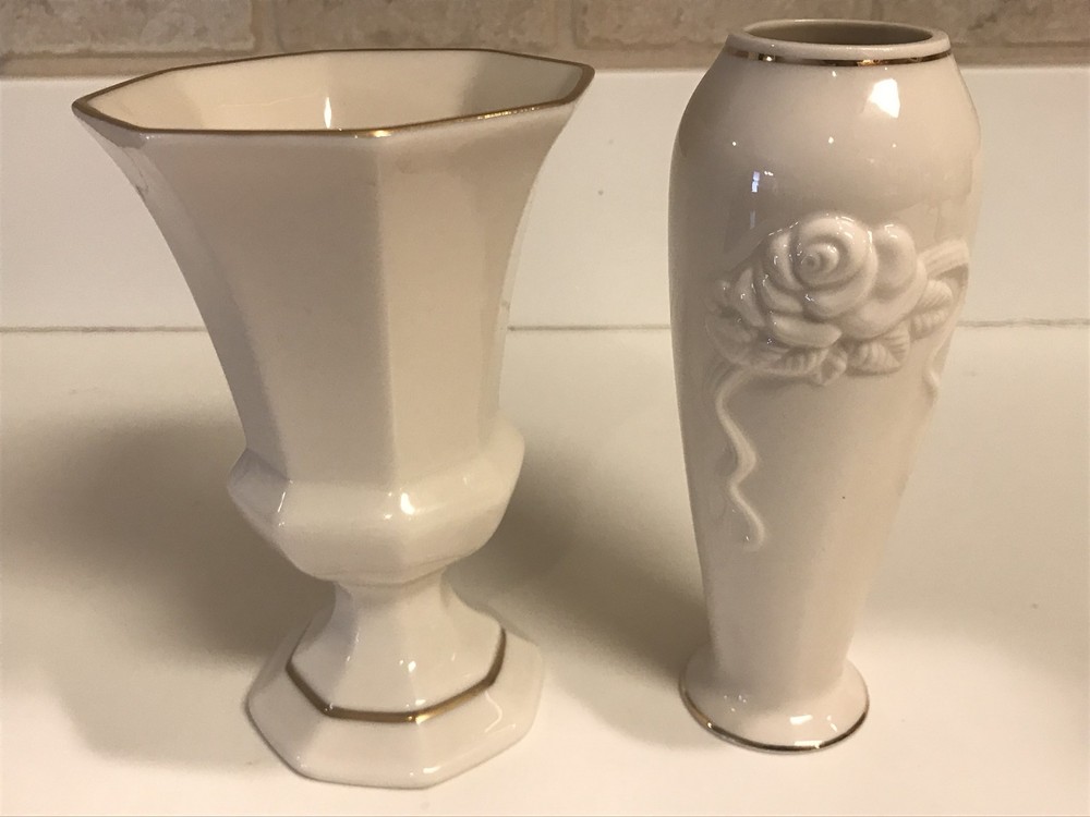 Lenox Ivory Vases