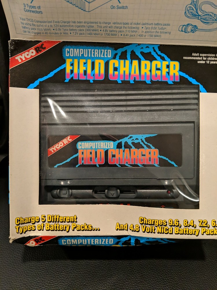 Tyco Radio Control Computerized Field Charger New