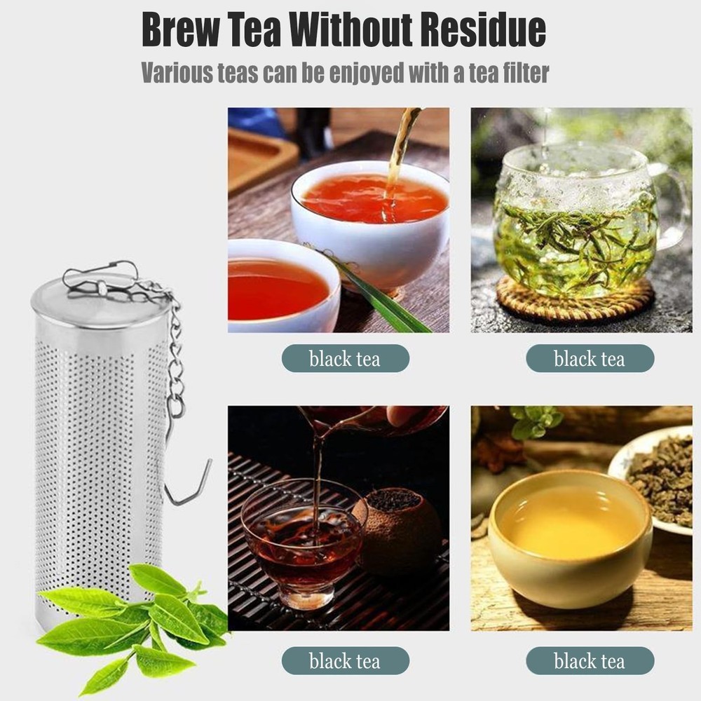 Infuser Tea Strainers for Loose Leaf,2Pcs Steeper Diffusers for Loose Tea Sta...