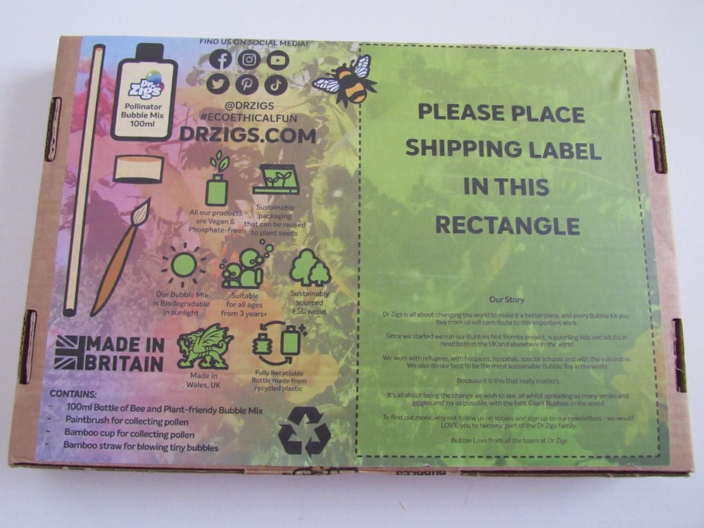 Dr Zigs Bubble Pollinator Kit Made in Britain
