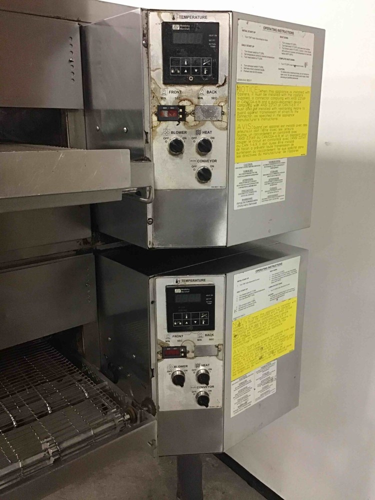 MIDDLEBY MARSHALL DOUBLE STACK ELECTRIC CONVEYOR PIZZA OVENS PS536ES