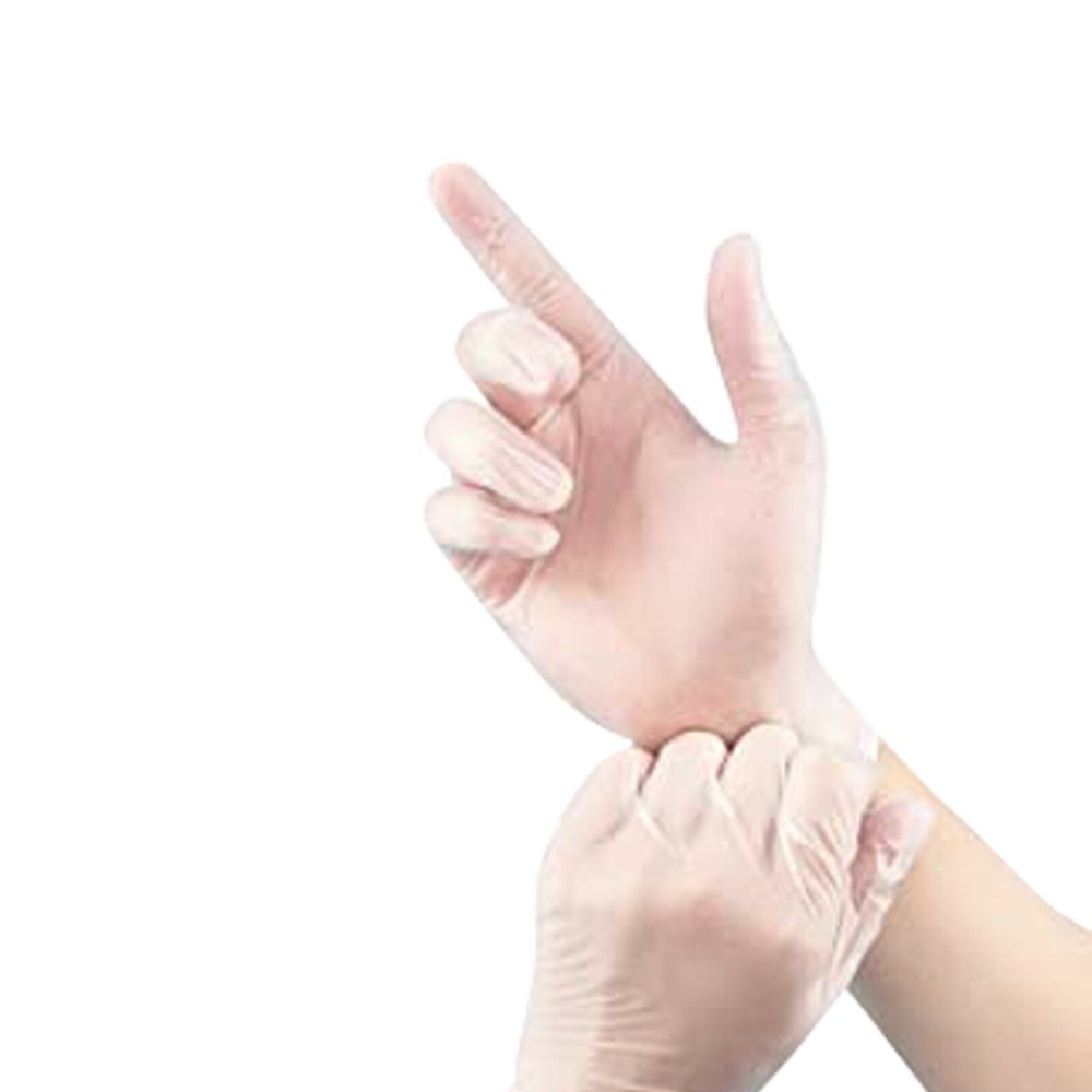 10-2000 pcs Vinyl Gloves,Clear,S,M,L