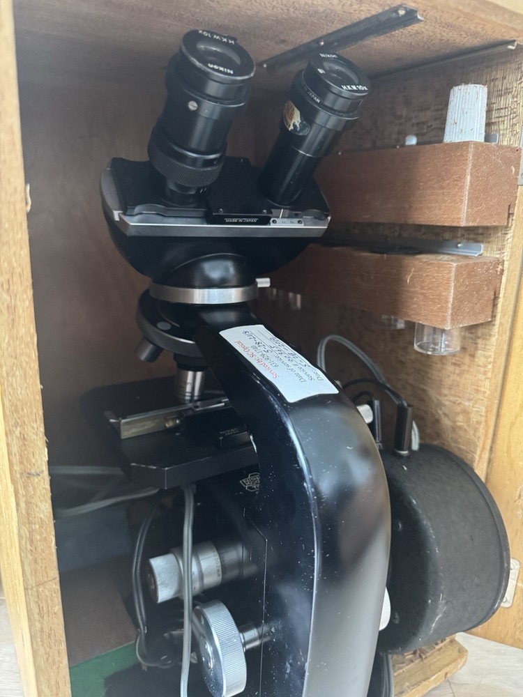 Vintage Nikon Binocular Microscope
