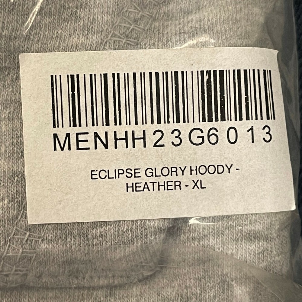 NEW Planet Eclipse Glory Hooded Sweatshirt - Heather - Large