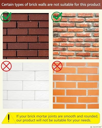 Adjustable Brick Wall Clips (4 Pack) – No-Drill Brick Hooks for Black 4 Pack