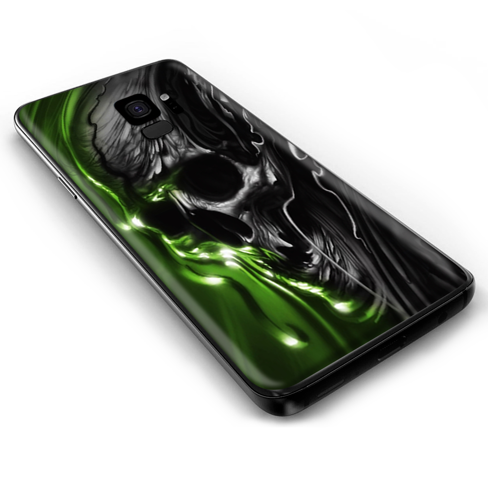 Samsung Galaxy S9 Skins Wrap - Dark Skull
