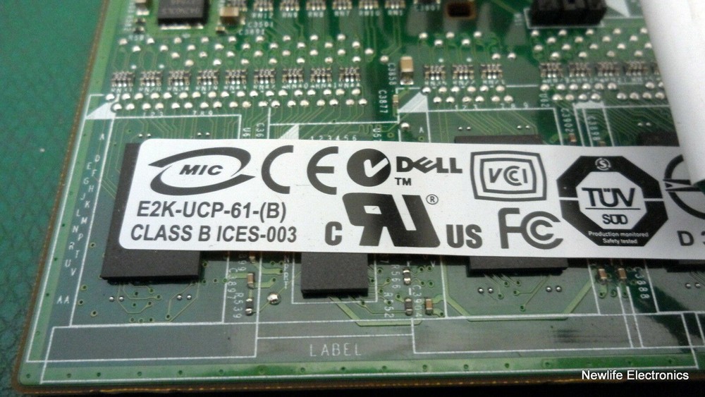 Dell E2K-UCP-61-B Poweredge PCI Express x8 SAS RAID Controller UCP-61