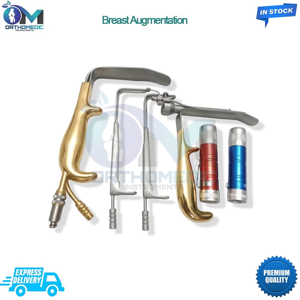 Breast Augmentation Plastic Surgery Surgical Instruments Set Of 6 Pcs