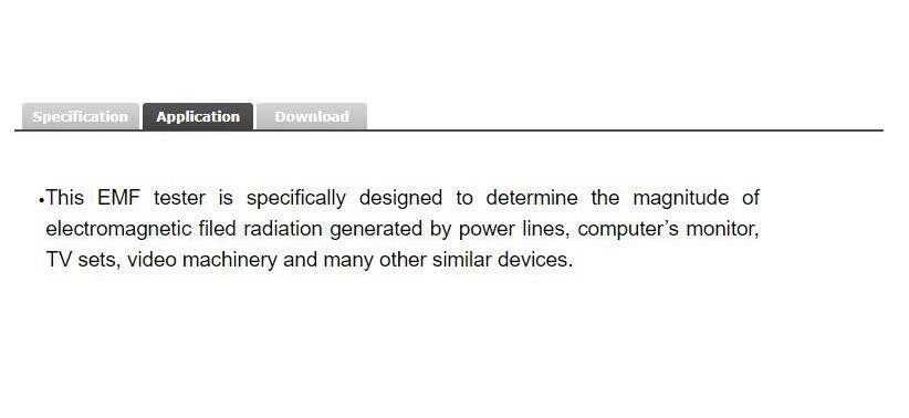 TES-1390 EMF (ElectroMagnetic Field) Tester with Peak Hold Function 1 PC