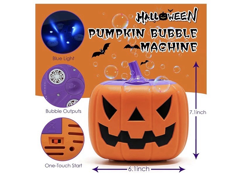 Pumpkin Bubble Maker
