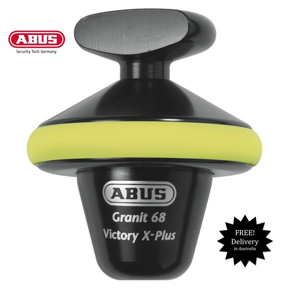 ABUS Granit Victory 68 Half Motorcycle Brake Disc Lock-Free Post In Aust.
