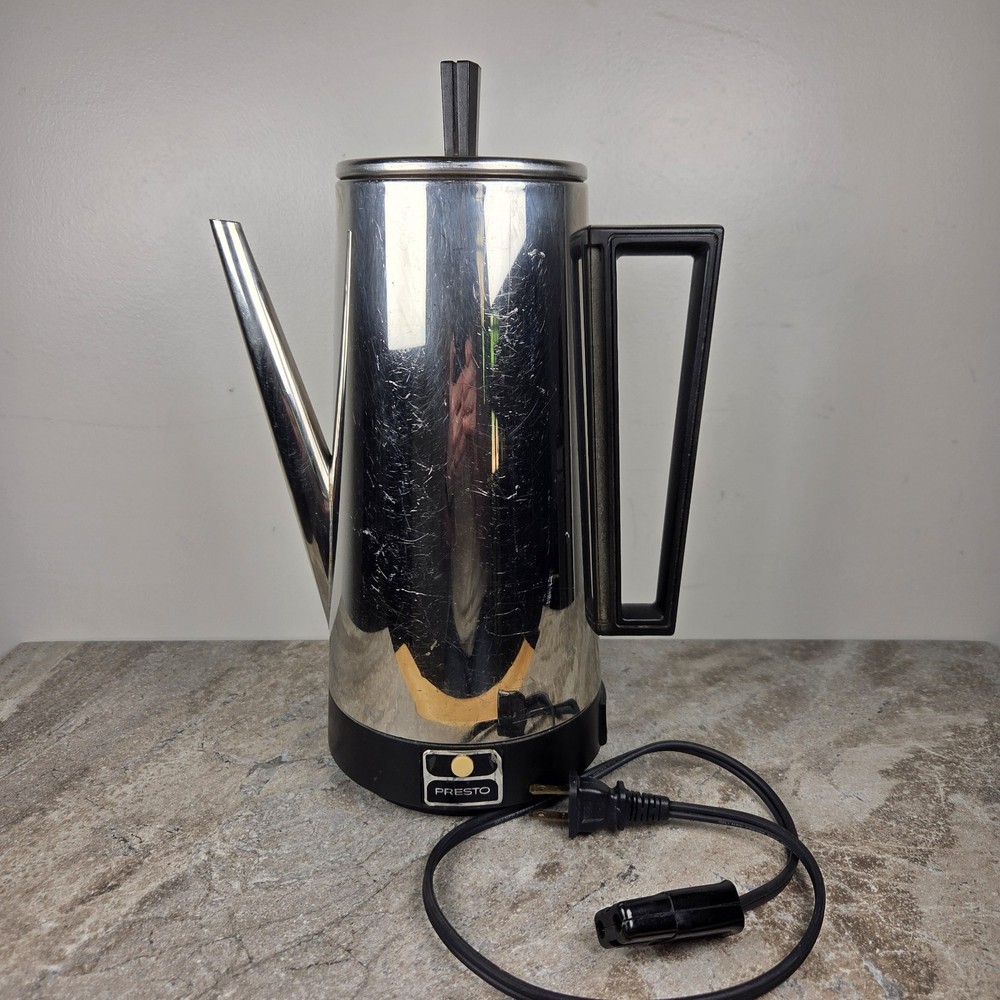 Vintage Presto Percolator Coffee Pot Complete Tested