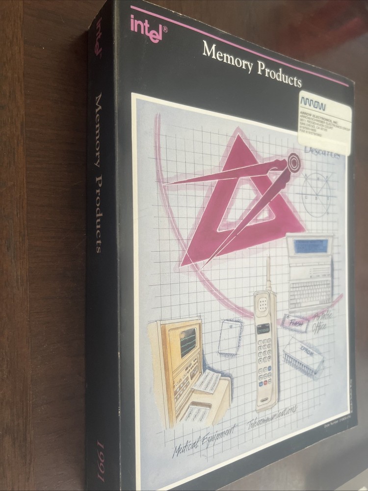 Vintage Intel Computer Manual 1991 Memory Products Handbook