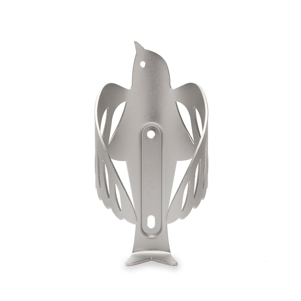 PDW Sparrow Water Bottle Cage Silver Alloy