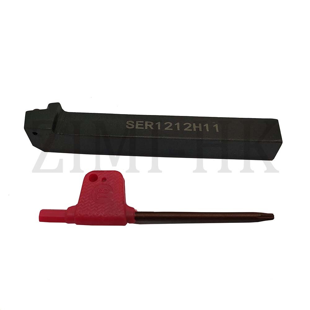 SER1212H11 12mm Lathe Threading Turning Tool +1pc 11ER Threading insert